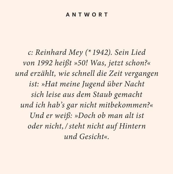 Produktbild: 50. Geburtstag. Das Quiz