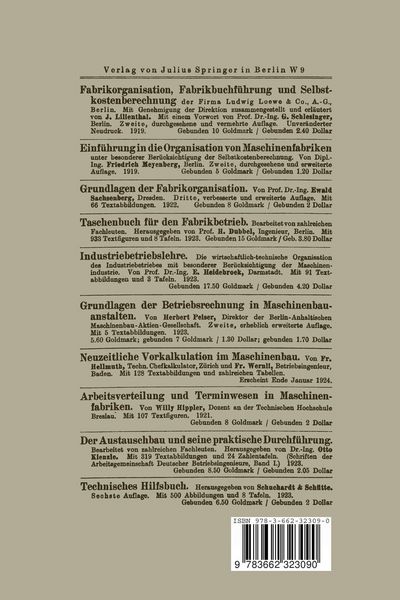 Produktbild: Die Rationalisierung im Deutschen Werkzeugmaschinenbau