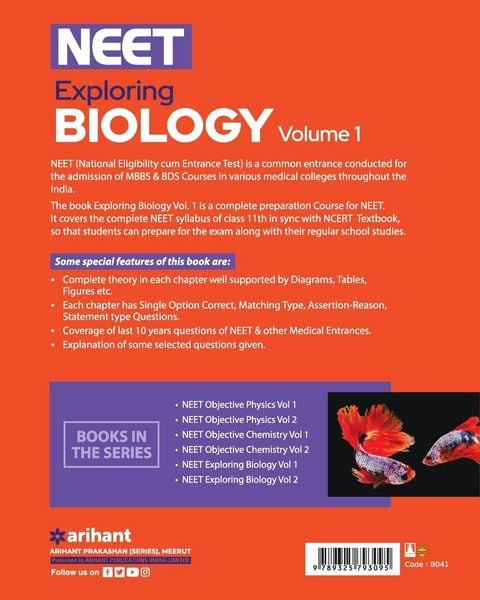 Produktbild: NEET Exploring Biology Vol-1