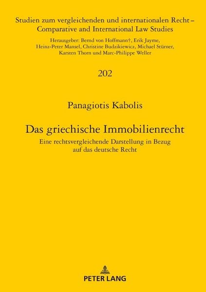 Produktbild: Das griechische Immobilienrecht