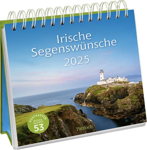 Postkartenkalender 2025: Irische Segenswünsche