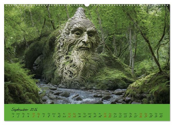 Produktbild: A strange forest In the lonely undergrowth (Wall Calendar 2026 DIN A2 landscape), CALVENDO 12 Month Wall Calendar