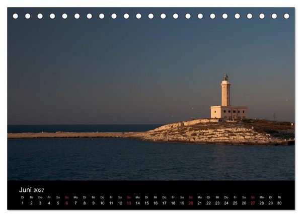 Produktbild: Apulien (Tischkalender 2027 DIN A5 quer), CALVENDO Monatskalender