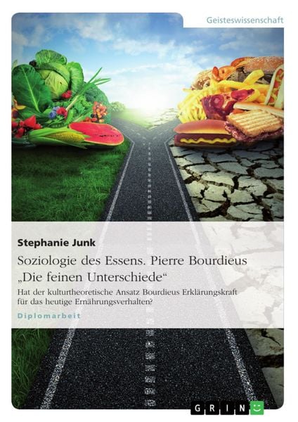 Produktbild: Soziologie des Essens - Die feinen Unterschiede