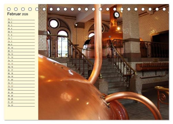 Produktbild: Bier. Die Kunst des Bierbrauens. Impressionen (Tischkalender 2026 DIN A5 quer), CALVENDO Monatskalender