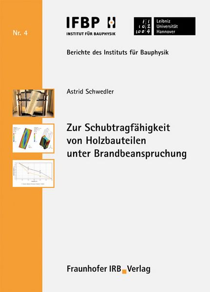Produktbild: Zur Schubtragf&auml;higkeit von Holzbauteilen unter Brandbeanspruchung