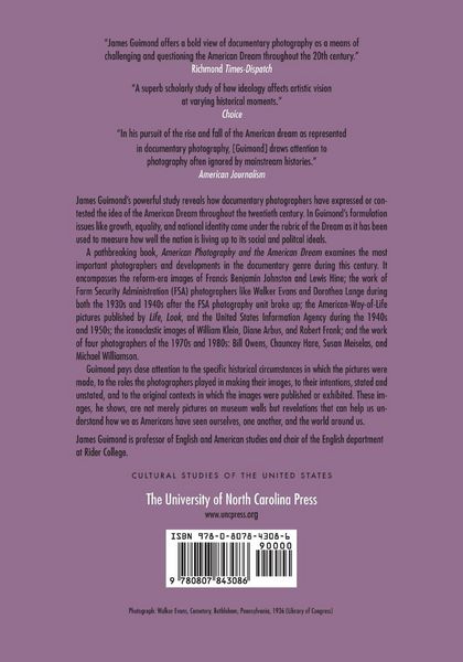 Produktbild: American Photography and the American Dream