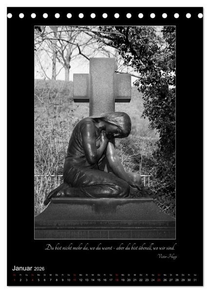 Produktbild: S&uuml;dfriedhof Leipzig (Tischkalender 2026 DIN A5 hoch), CALVENDO Monatskalender