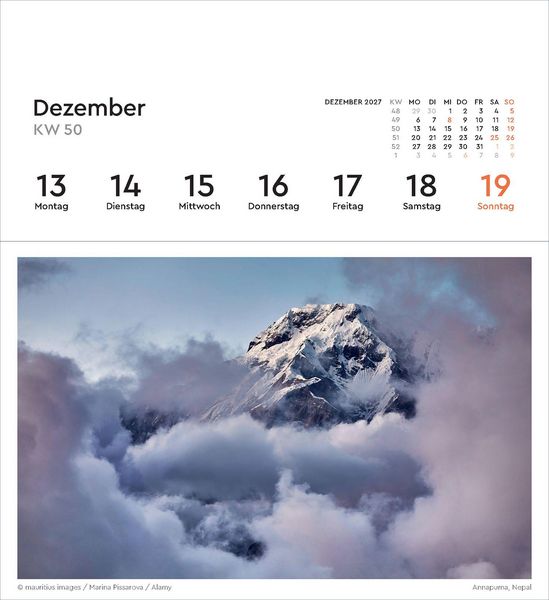 Produktbild: Farben der Erde - KUNTH Postkartenkalender 2027