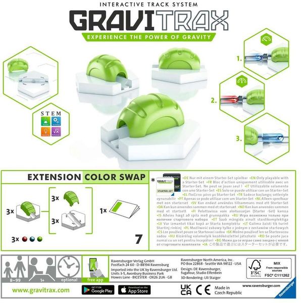 Ravensburger GraviTrax PRO Erweiterung Mixer - Ideales Zubehör für