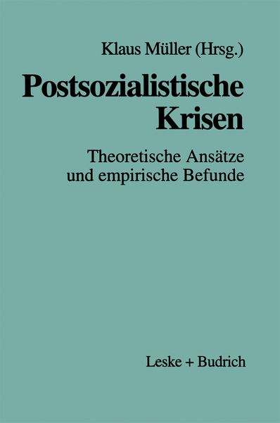 Produktbild: Postsozialistische Krisen