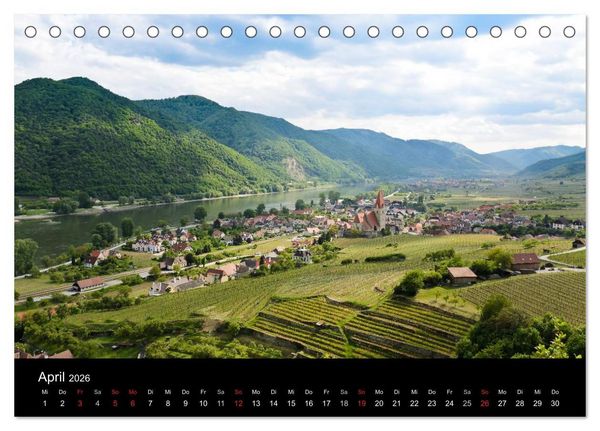 Produktbild: Wachau, Wachau, du Tr&auml;umerin (Tischkalender 2026 DIN A5 quer), CALVENDO Monatskalender