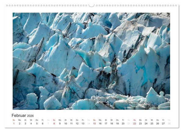 Produktbild: ALASKA Gletscher EIS (Wandkalender 2026 DIN A2 quer), CALVENDO Monatskalender