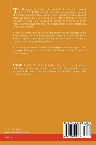 Produktbild: The Writings & Speeches of Edmund Burke