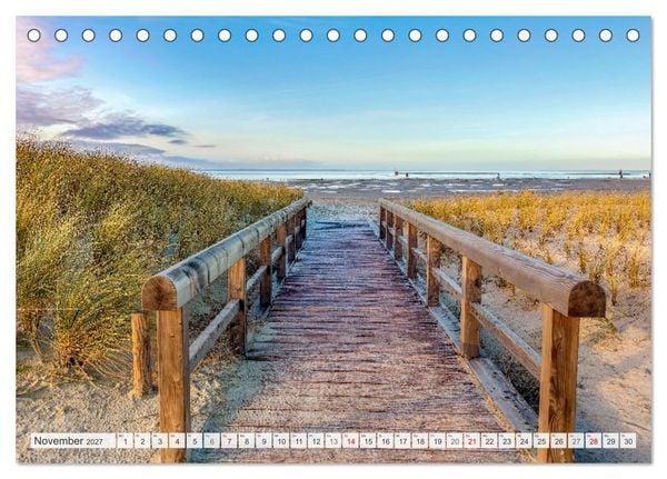 Produktbild: OSTFRIESLAND Wundervolle Halbinsel am Wattenmeer (Tischkalender 2027 DIN A5 quer), CALVENDO Monatskalender