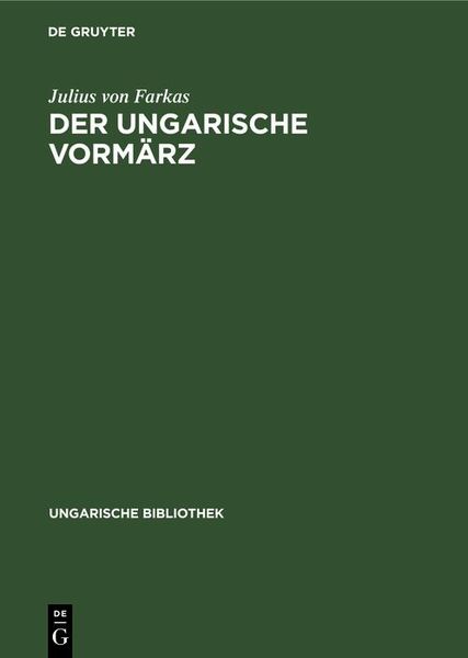Produktbild: Der ungarische Vorm&auml;rz