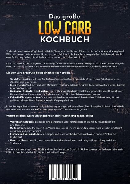 Produktbild: Das gro&szlig;e Low Carb Kochbuch