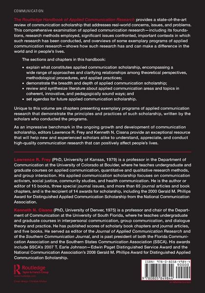 Produktbild: Routledge Handbook of Applied Communication Research