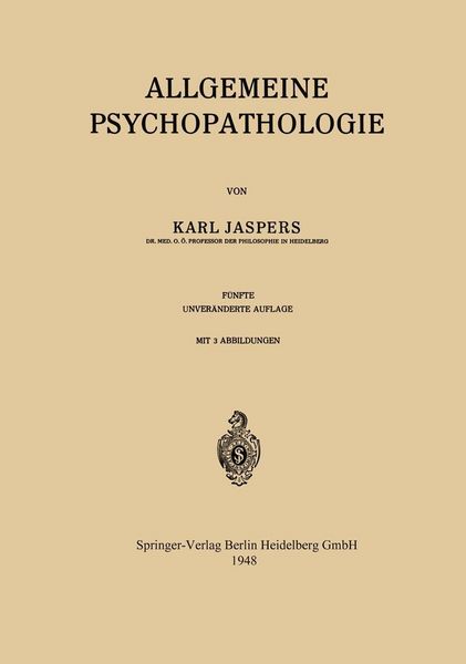 Produktbild: Allgemeine Psychopathologie