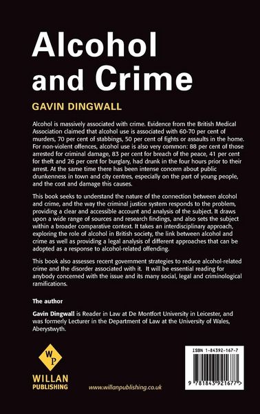 Produktbild: Alcohol and Crime