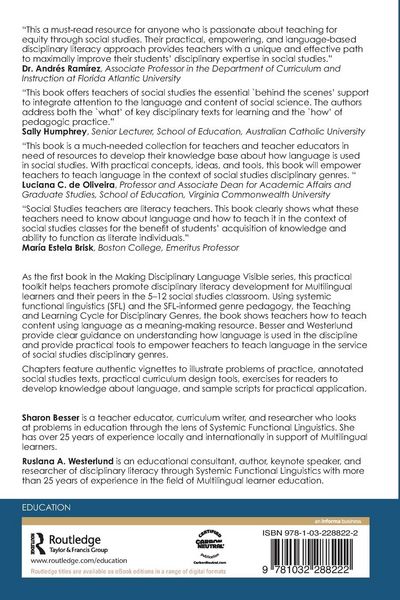 Produktbild: Making Language Visible in Social Studies