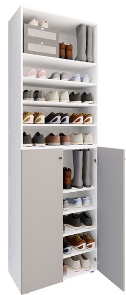 Produktbild: XL Holz Gro&szlig;er Schuhschrank Schuhkommode Lona 10