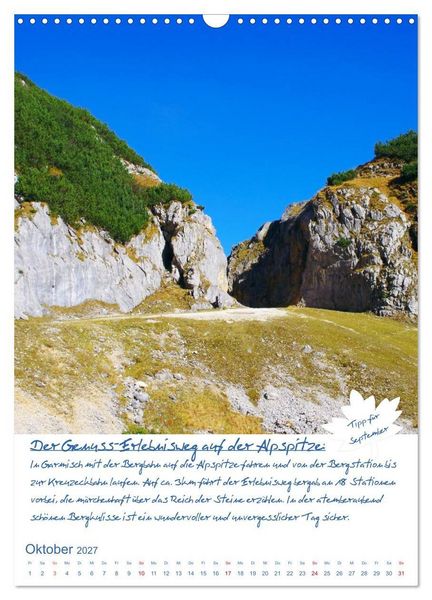 Produktbild: Dahoam erleben! Einmalige Wander-und Naturerlebnisse in Oberbayern (Wandkalender 2027 DIN A3 hoch), CALVENDO Monatskalender