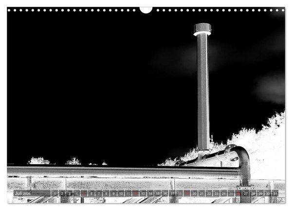 Produktbild: Struktur in Stahl (Wandkalender 2026 DIN A3 quer), CALVENDO Monatskalender
