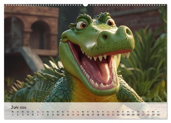 Produktbild: Lachende Tiere (Wandkalender 2026 DIN A2 quer), CALVENDO Monatskalender