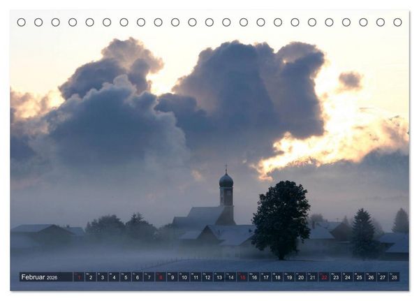 Produktbild: Ein Jahr im Allg&auml;u (Tischkalender 2026 DIN A5 quer), CALVENDO Monatskalender