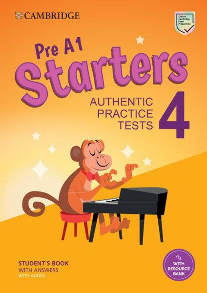 Produktbild: Pre A1 Starters 4 Student's Book with Answers with Audio with Resource Bank