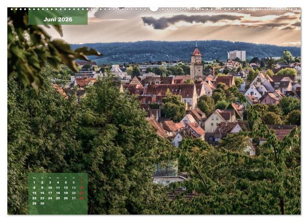 Produktbild: Kontraste Waiblingen (Wandkalender 2026 DIN A2 quer), CALVENDO Monatskalender