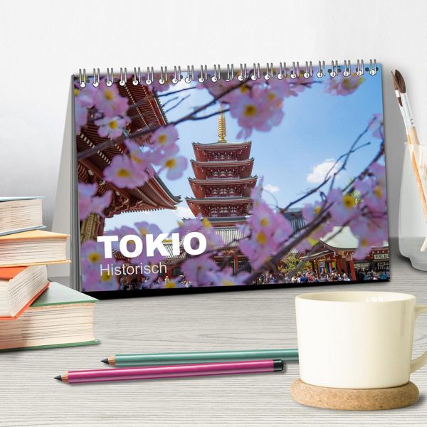 Produktbild: Tokio Kalender mit historischen Tempeln und Schreinen (Tischkalender 2026 DIN A5 quer), CALVENDO Monatskalender