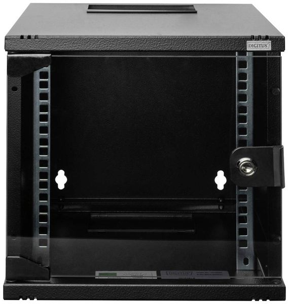 Produktbild: Digitus DN-10-06U-B 10 Zoll Wandgeh&auml;use 6 HE Schwarz (RAL 9005)