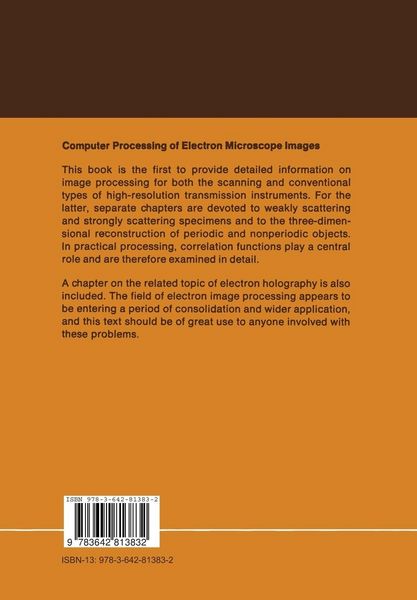 Produktbild: Computer Processing of Electron Microscope Images