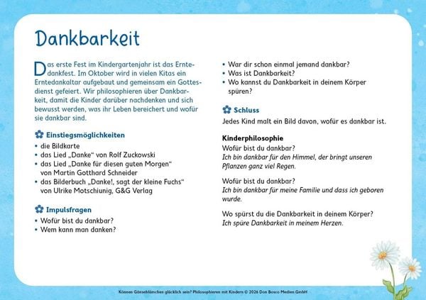 Produktbild: K&ouml;nnen G&auml;nsebl&uuml;mchen gl&uuml;cklich sein? Philosophieren mit Kindern