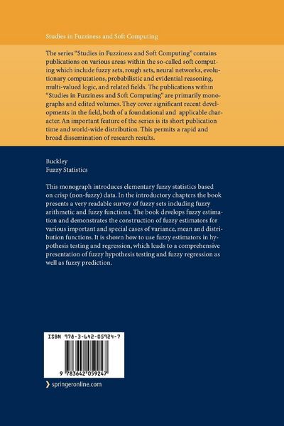 Produktbild: Fuzzy Statistics