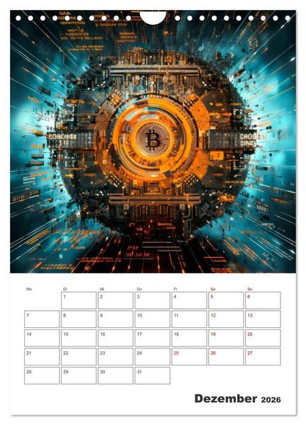 Produktbild: KRYPTO Cooler Terminplaner (Wandkalender 2026 DIN A4 hoch), CALVENDO Monatskalender