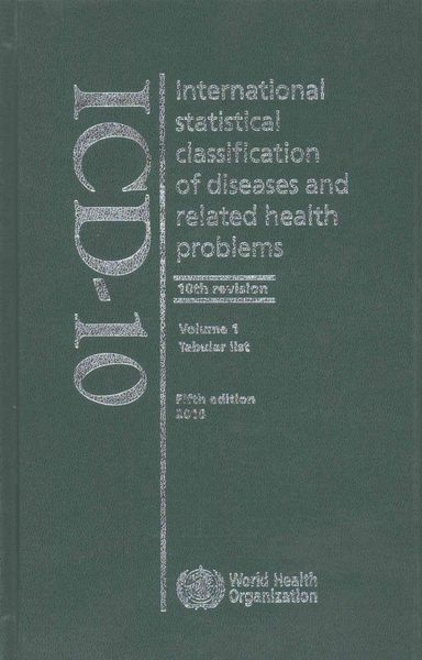 Produktbild: International Statistical Classification of Diseases and Related Health Problems