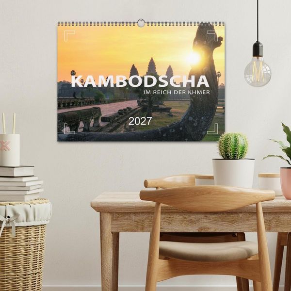 Produktbild: KAMBODSCHA - Im Reich der Khmer (Wandkalender 2027 DIN A3 quer), CALVENDO Monatskalender