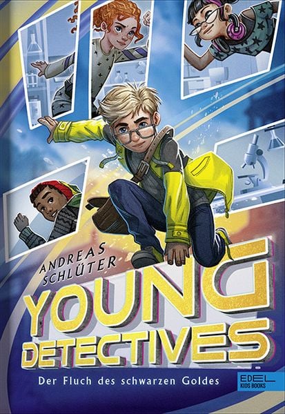 Young Detectives (Band 1) – Der Fluch des schwarzen Goldes, Gebundene Ausgabe von Andreas Schlüter, Karibu – ein Verlag der Edel Verlagsgruppe,