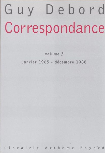 Produktbild: Correspondance T.3 ; Janvier 1965 - Decembre 1968