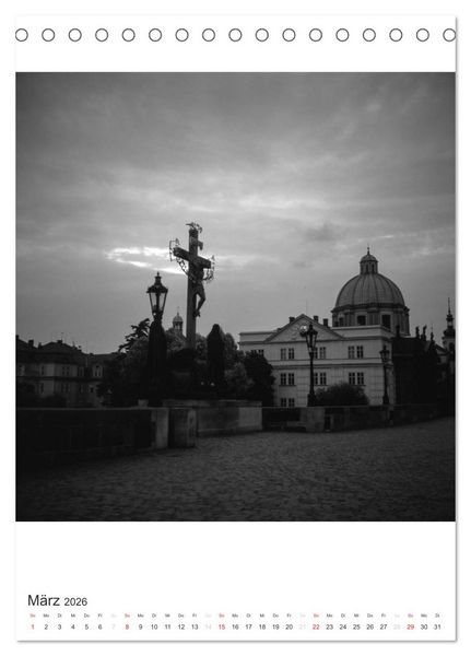 Produktbild: Prag - Praha - Prague (Tischkalender 2026 DIN A5 hoch), CALVENDO Monatskalender