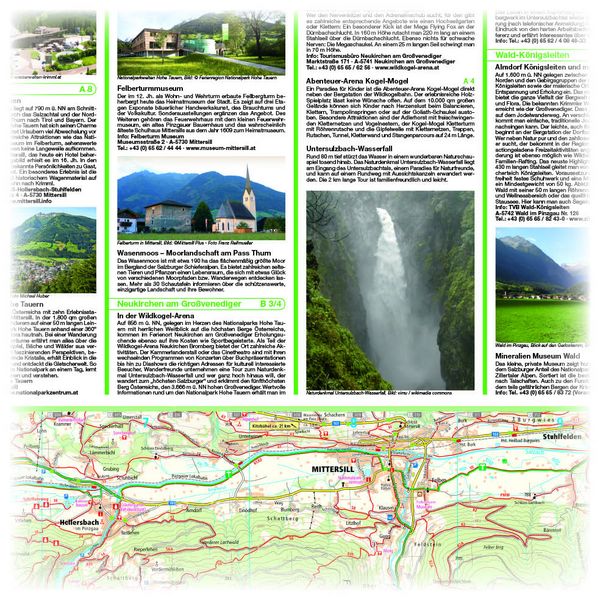 Produktbild: Publicpress Rad- und Wanderkarte Venedigergruppe, Oberpinzgau, Virgental 1:35.000