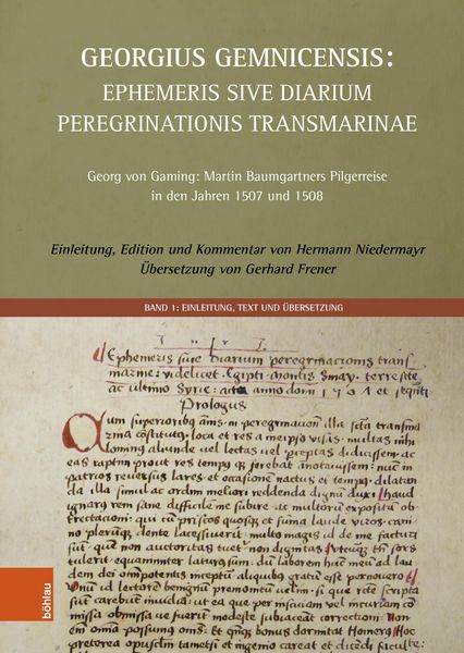 Produktbild: Georgius Gemnicensis: Ephemeris sive Diarium peregrinationis transmarinae