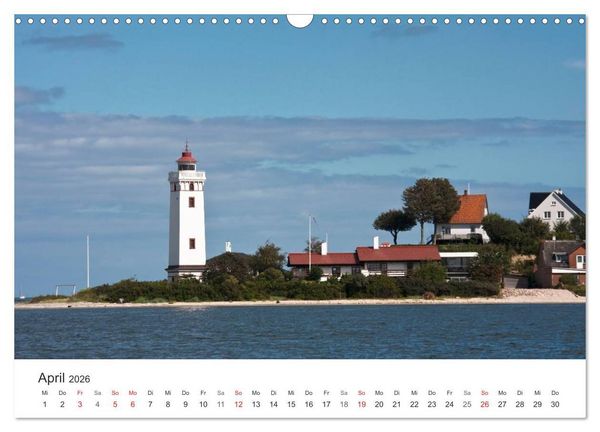 Produktbild: Leuchtt&uuml;rme und Leuchtfeuer an der Ostsee (Wandkalender 2026 DIN A3 quer), CALVENDO Monatskalender