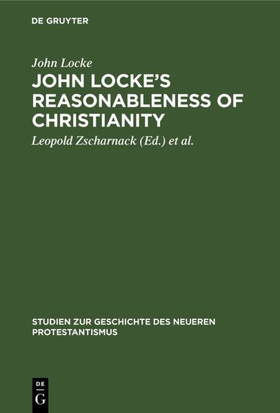 Produktbild: John Locke&rsquo;s Reasonableness of christianity