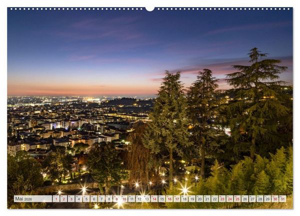 Produktbild: Bezauberndes Bergamo (hochwertiger Premium Wandkalender 2026 DIN A2 quer), Kunstdruck in Hochglanz