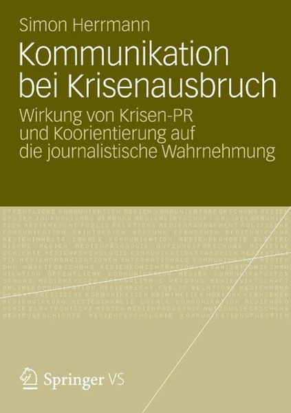 Produktbild: Kommunikation bei Krisenausbruch