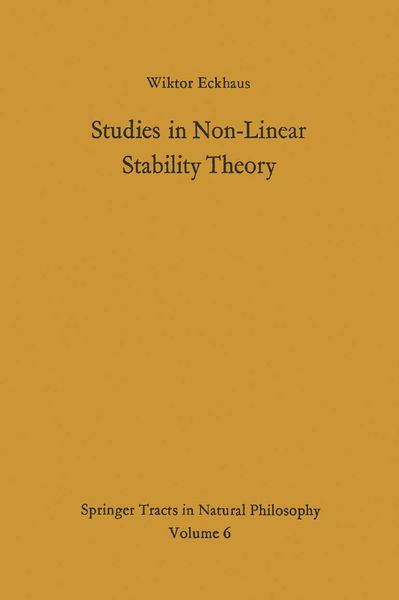 Produktbild: Studies in Non-Linear Stability Theory